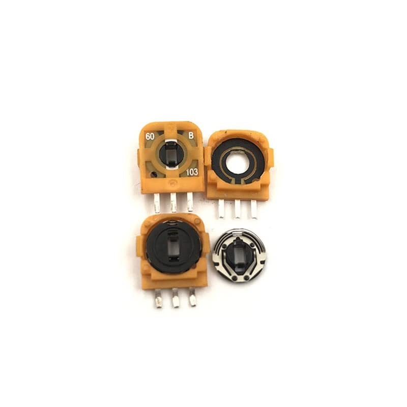 [Części do gier wideo] 20 sztuk dla kontrolera PS4 żółty potencjometr joysticka 3D przyciski joysticka Joystick Side dla PlayStation 4 wymiana joysticka [Wymień]