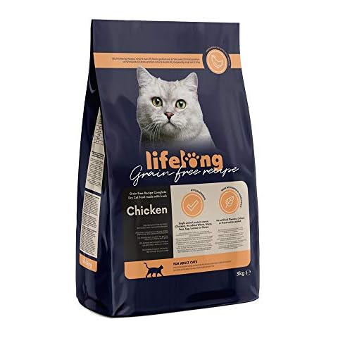 Amazon Lifelong Grainfree Chicken Cat Food 3kg Cover