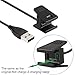 Temery Fitbit Charge 2 Charger - 2Pcs Replacement USB Charger Charging Cable for Fitbit Charge 2 with Cable Cradle Dock Adapter for Fitbit Charge 2 Smart Watch(3.3 feet +1.6 feet