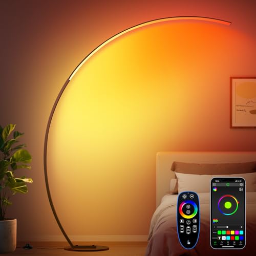 Nintiue RGB Arc Floor Lamp