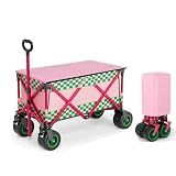 Zusammenklappbarer Trolley-Wagen, 150 Kg, Faltbarer Picknick-Anhänger, Handwagen...