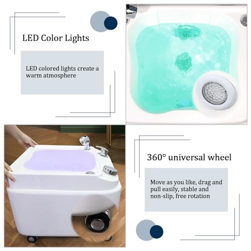 Masajeador Spa de Pies con Calor y Luz Multicolor miniatura 4