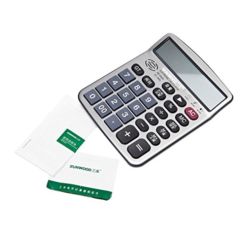 Preisvergleich Produktbild Swiftswan Tischrechner Metalloberfläche Reale Stimme Elektronischer Taschenrechner Für Büro Schule Haus