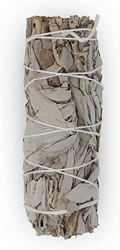 White Sage Smudge Sticks Mixed Bundle - 3 Pack - Incl California White Sage Desert Sage and Yerba Santa Handpicked Smudging Smudge Incense Sticks For Burning - Cleansing House Negative Energy