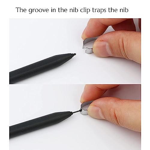Image of Marker Pen For Remarkable 2 Pen, Digital Eraser,4096 Pressure Sensitivity, Palm Rejection, Remarkable Pen Plus Remarkable2 Stylus Pen With 5 Pcs Tips /Nibs For Tablet (Black)