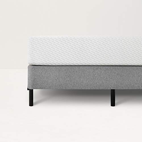 Metal Base Bed Frame for Queen Mattress by Tuft & Needle Simple ToolLess Assembly Powder