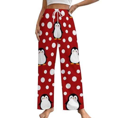 Pantalon de pyjama pingouin mignon femme adoptez la douceur et la gaieté de ce vêtement de nuit S