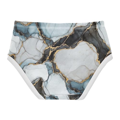 Marble Gray Girls Underwear, Toddler Girl Briefs, Girls Cotton Underwear, 2–8 Years2