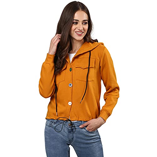 Image of Campus Sutra Cotton Women Crew Neck Sweatshirt