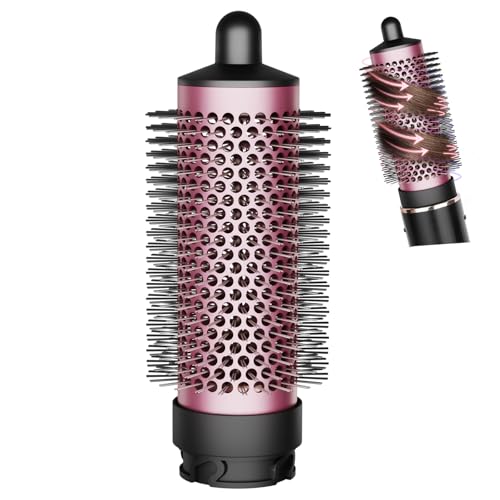 ZEPHBLOW Brosse volumisante ronde noire pour accessoires Shark FlexStyle, brosse ronde de taille normale pour cheveux raides, ondulés, bouclés et bouclés pour lisser et volumiser les cheveux