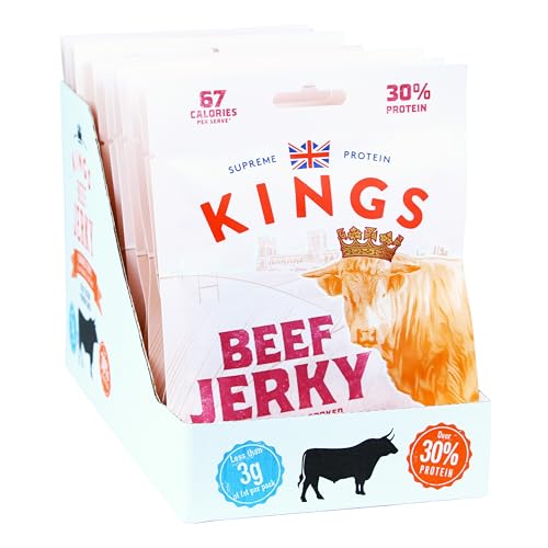 Kings BBQ Beef Jerky, 12 Pack