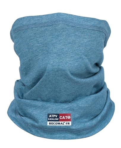 Image of BOCOMAL FR Neck Gaiter Face Mask for Summer 4oz EX Lightweight Flame Resistant Welding Hood-CAT1