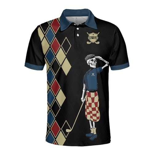 Polo Shirts for Men Aloha Shirt Mens Polo Shirts Short Sleeve Button Up Shirt Men Golf Shirts