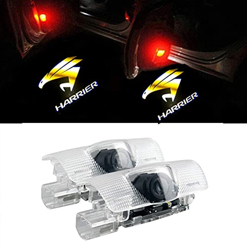 DISYEE 石英ガラスレンズ 2個セット カーテシランプ ドアウェルカムライト カーテシライト カーテシ 車用ドアランプ LEDロゴ投影