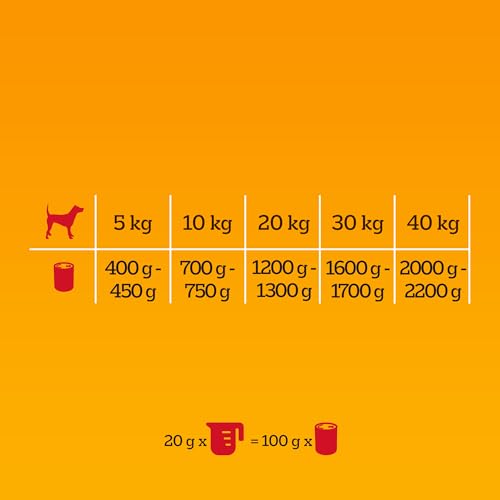 Pedigree Adult Nassfutter für Erwachsene Hunde mit Huhn und Karotte in Gelee 6 x 1200g (6 Dosen)