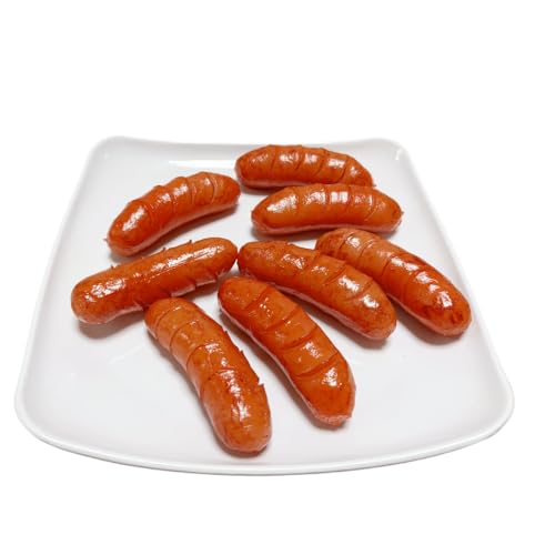 8 PCS Fake Artificial Hot Dog Fake Sausage Simulated hot