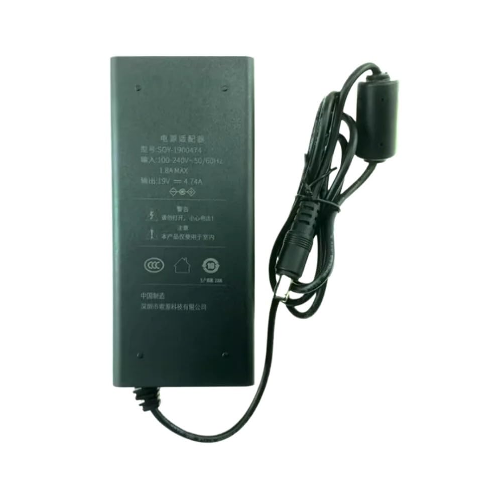 Tnnbnt Eu Cable 19V 4.74A Adapter Charger For Na690 N660 All-In-One Computer Power Supply Cable Soy-1900474 Cable Source 6.3 * 3.0Mm(Eu Cable)