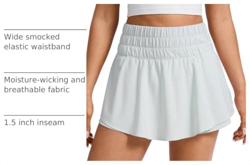 Image of CRZ YOGA Ruffle Skirt Overlay Athletic Shorts