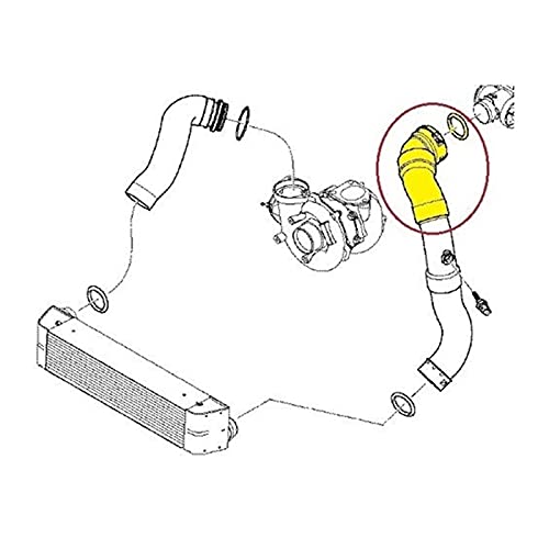 Turbo-slang Voor B & MW520 E60 / E61 Lucht Intercooler Slang Koelslang - Afbeelding 3