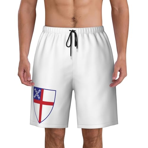 Episcopal Church Logo Mens Swim Trunks Quick Dry Board Shorts 7" - Hawaii Beach Swimwear4