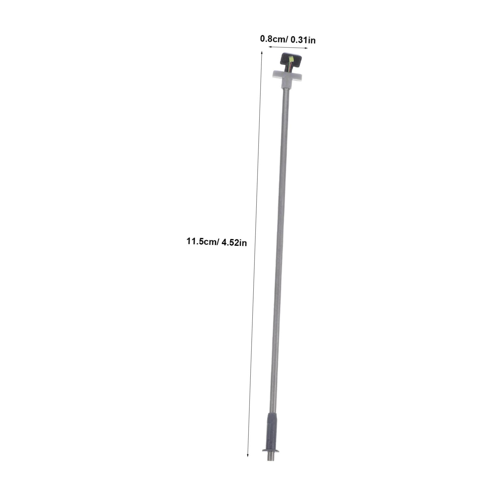 HOMSFOU 5pcs Miniature Street Lamp Model Light Ornament for Scene Decor for Dollhouse and Sand Table Landscape Material Flat Bottom for Stability