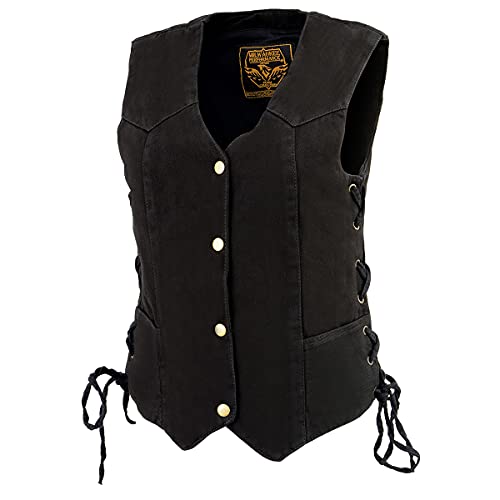 Milwaukee Leather womens Classic powersports protective vests, Black, Medium by Milwaukee Leather - Image 5