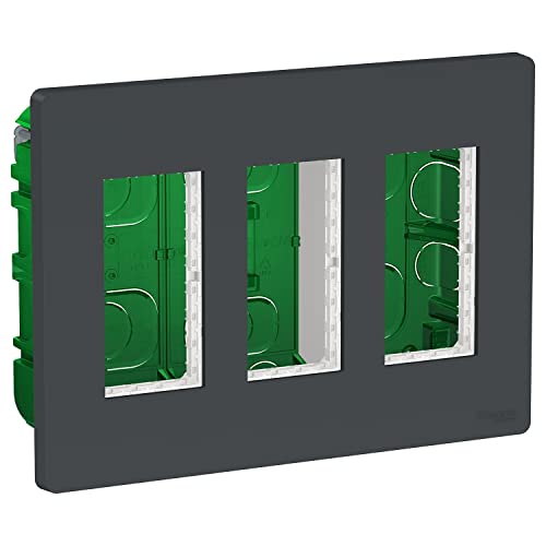Boîte de concentration Schneider Unica anthracite pour centraliser la domotique