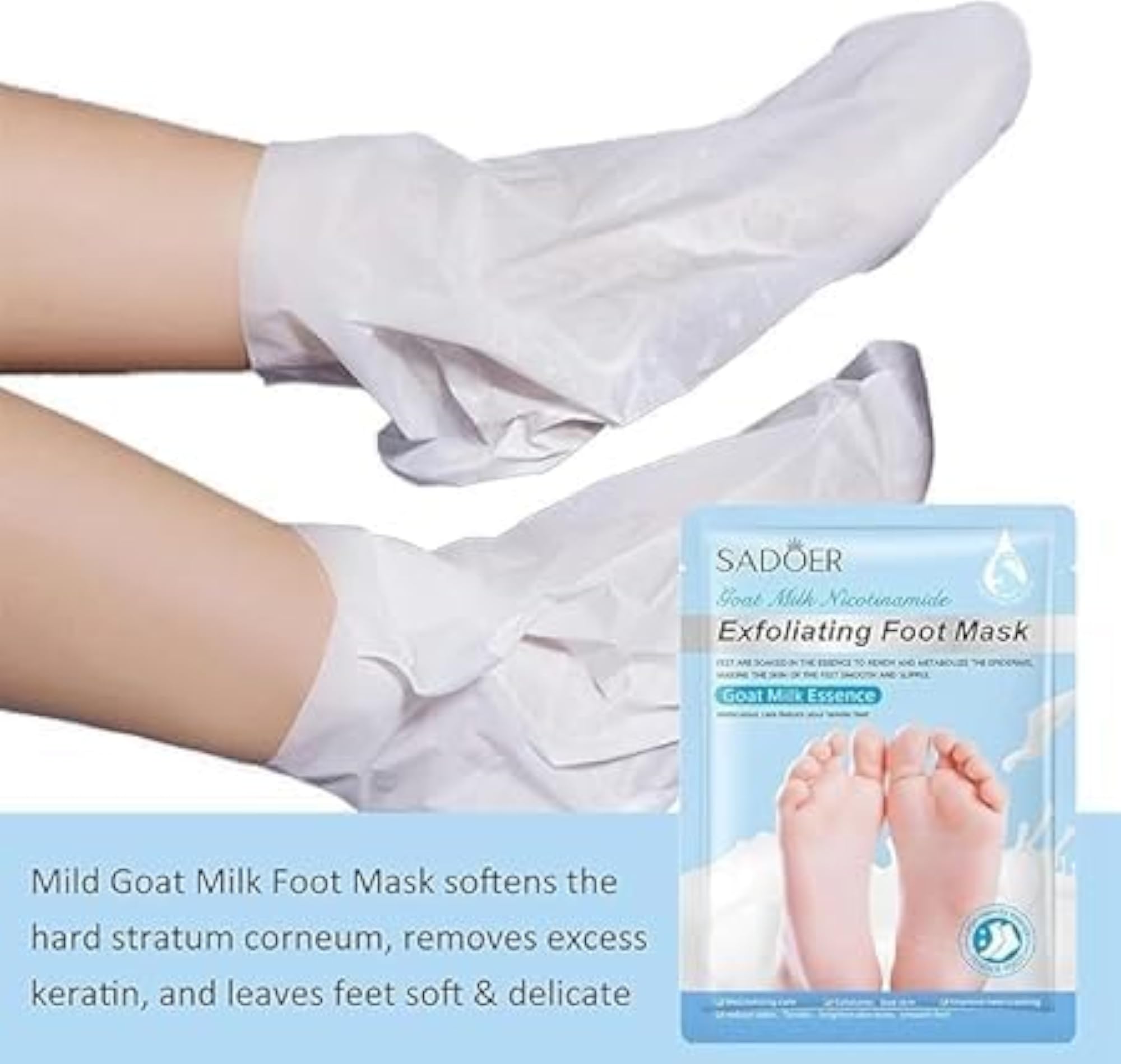 Foot Peeling Mask For Dead Skin Removal, Exfoliating Treatment