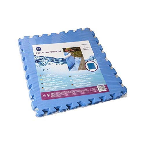 GRE MPF509 - Manta protectora material protector de fondos color AZUL 9 piezas 50x50cm espesor 4,5 mm
