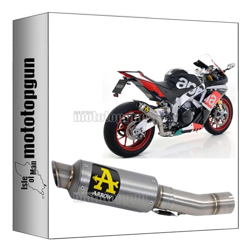 Echappement approuve Arrow Open GP2 titanium pour moto Aprilia RSV4 RSV-4 RR
