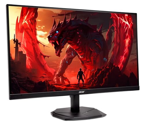 Image of Acer Nitro 27 inch Gaming Monitor | WQHD 2560 x 1440 | IPS | ZeroFrame | AMD FreeSync Premium | 320Hz Refresh Rate | Up to 0.5ms | DCI-P3 90% | 1 x Display Port 1.4 & 2 x HDMI 2.1 | KG271U F3bmiipx