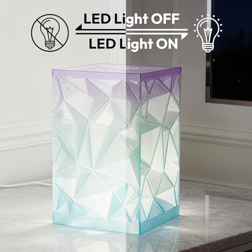 Image of AMOLEN Translucent PLA Filament 1.75mm, Transparent 3D Printer Filament, Crystal PLA Phantom Blue, NO-Tangle & Low Warping, Spool 1KG, Dimensional Accuracy + /- 0.02 mm, Fits Most FDM 3D Printers