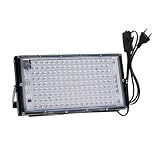 UV-Härtungslampe UV Light LED Floodlight 50W 100W 150W 395nm UV Glue Light Fluorescent Light FOR Fashion Party Glue Curing Aquarium Light(50W)