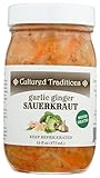 CULTURED TRADITIONS Kraut Spicy Garlic Ginger., 16 OZ