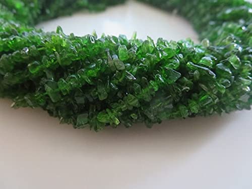 Chrome diopside perles vertes 2-3mm pour réparer et personnaliser vos bijoux en pierres