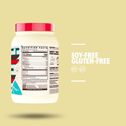 Image of GHOST Whey Protein Powder, Fruity Cereal Milk - 2LB, 25G of Protein - Whey Protein Blend - Post Workout Fitness & Nutrition Shakes, Smoothies, Baking & Cooking - Soy & Gluten-Free
