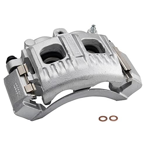 Image of TRQ Front Right Brake Caliper w /Bracket Passenger Side