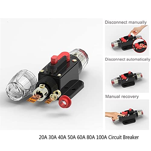 Disyuntor de 80A para solucionar subidas de tensión en audio de camión y coche 3