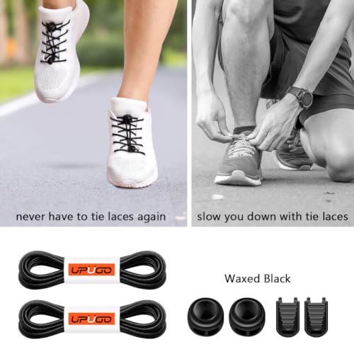 Image of UpUGo Elastic Shoe Laces, No Tie Shoe Laces for All Ages, One Size Fit All