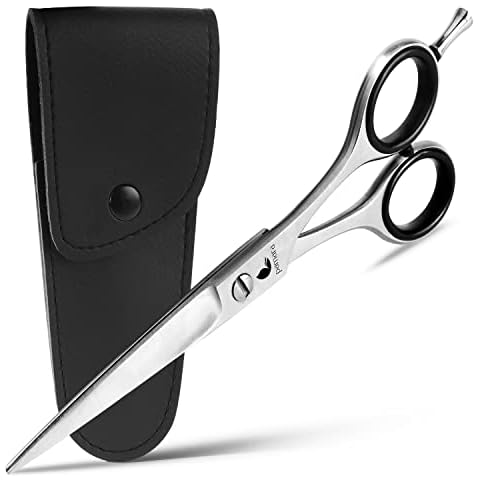 Pamara Haarschere Premium, Extra scharfe Friseurschere oder Effilierschere, scharfer und präziser Schnitt, Perfekter Haarschnitt für Damen und Herren, Perfekter Haarschneideschere für jedes Haar Cover