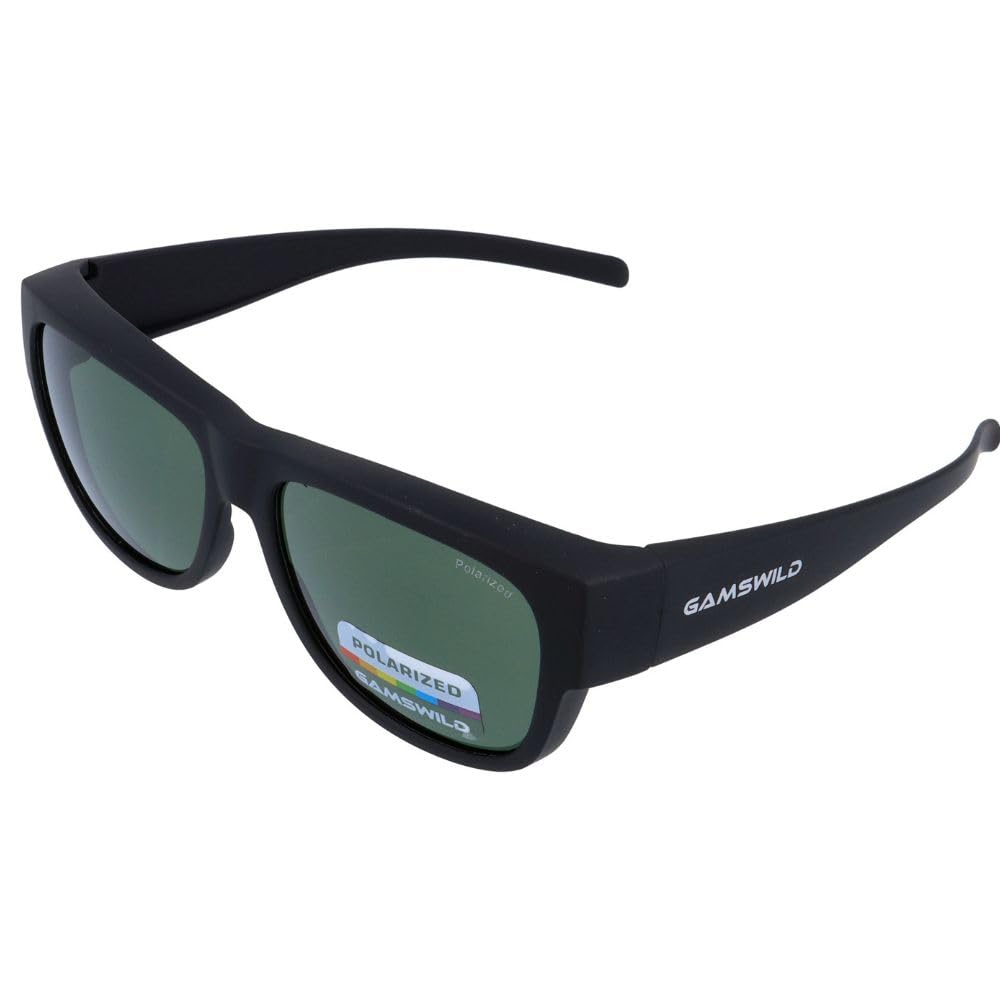 Gamswild WS6024 Überbrille - Sonnenbrille - Sportbrille - bruchsichere Polycarbonatgläser mit 100% UV400 Schutz – 26g