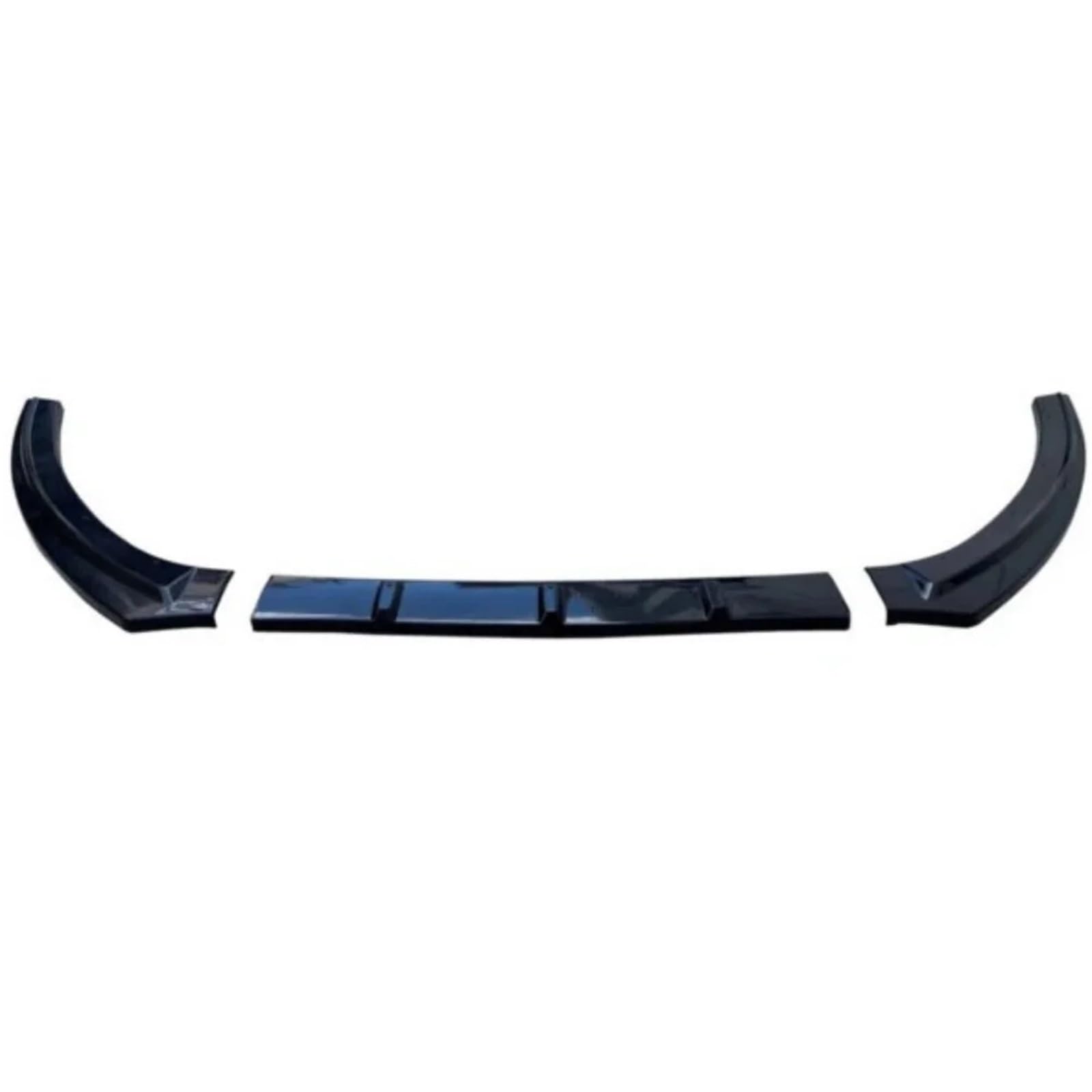 spoiler samochód warga ochronna 3 szt. przedniego zderzaka do Peugeota 208 2012-2018 Zestaw akcesoriów samochodowych Spoiler Splitter Dyfuzor(Gray)