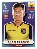 2022 Panini World Cup Qatar Stickers Soccer #ECU12 Alan Franco Ecuador Group A Officially Licensed Sticker Single Card (small, paper thin 49x69 mm)