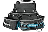 Makita E-05147 - Bolsa de fijación con 3 bolsillos, color negro