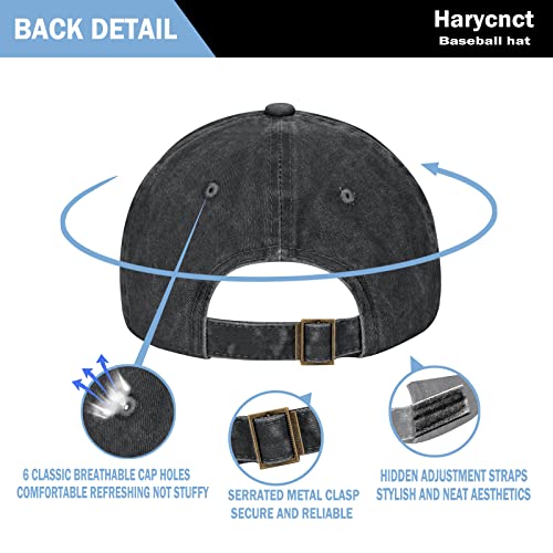 Harycnct BLACK-49 Women'S Distressed Dog Mama Hat Vintage Adjustable Dog Mom Cap Washed Cotton Denim Dog Girls Hat thumb #4