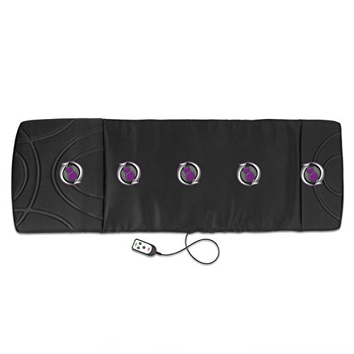 VITALmaxx Massagematte | Ganzkörpermassage mit Wärme & Vibration | 3 Massagezonen für Nacken, Rücken und Beine - bequem per Fernbedienung wählbar | 2 individuelle Intensitätsstufen - Image 7