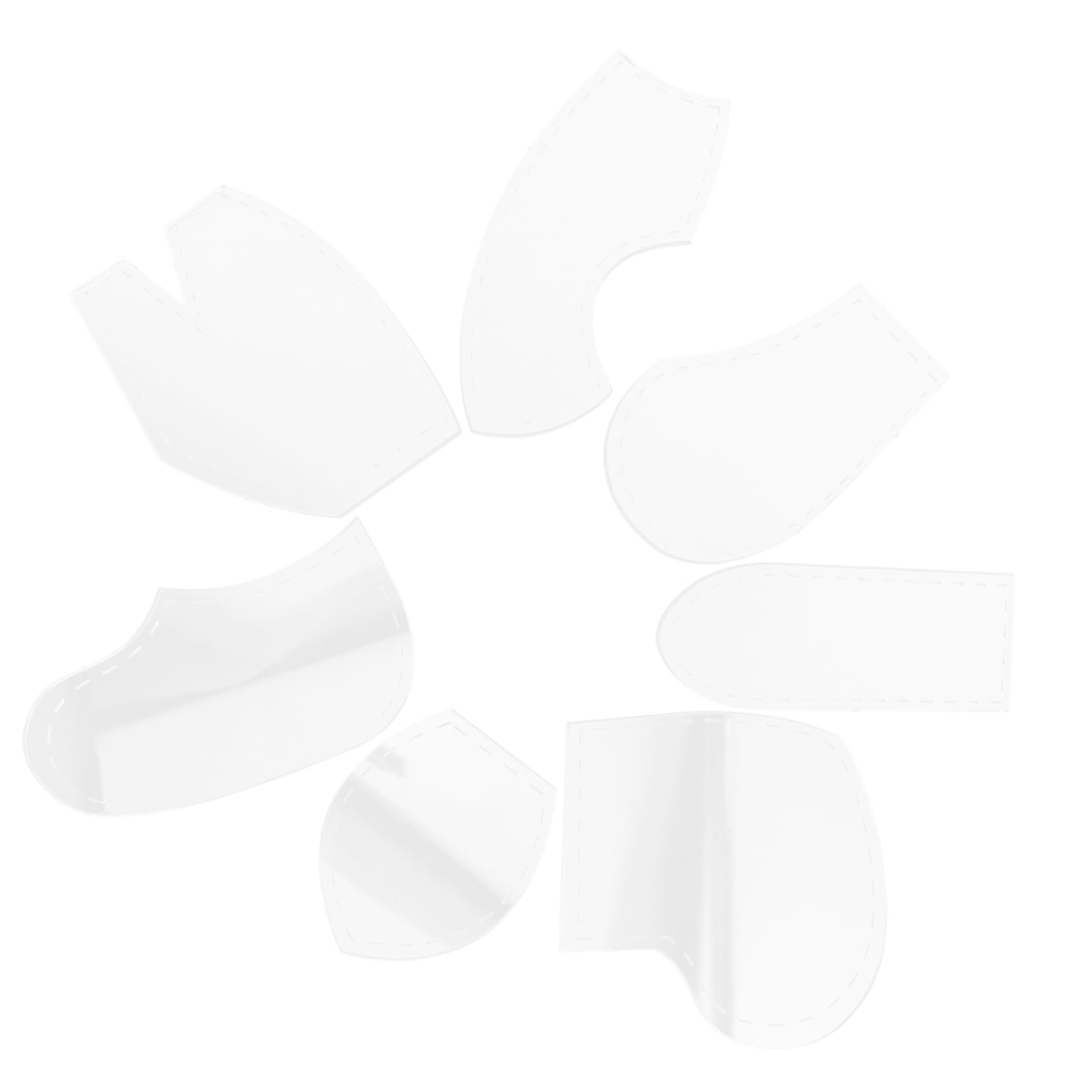 HOMSFOU 3 set Set Ritaglio Per Quilting Taglio Sartorie Righello Per Patchwork Quadrato Per Quilting Cucito Taglierina Fai 7 pezzi * 3