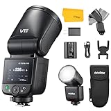 Interface Tactile, Contrôle Fluide: Godox V1mid-S flash est doté d'un écran tactile couleur réactif qui offre un accès instantané à tous les réglages essentiels. Grâce à une interface conviviale, les photographes peuvent rapidement ajuster la puissance de sortie, le zoom et les paramètres de groupe sans fil sans avoir à naviguer dans des menus complexes, ce qui le rend idéal tant pour les débutants que pour les professionnels évoluant dans des environnements au rythme soutenu