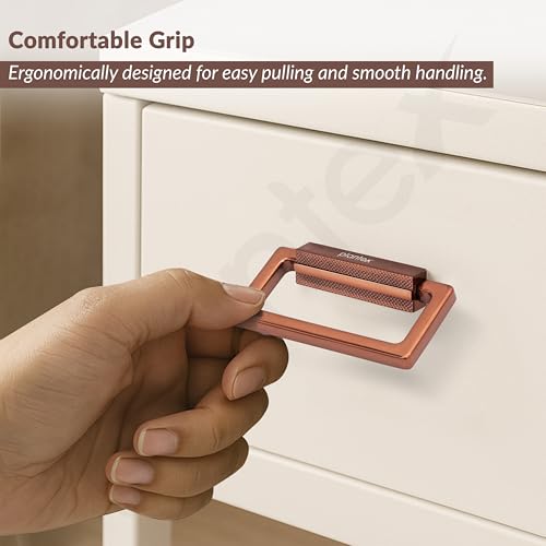 Image of Plantex Rajwadi Drawer Kadi /Drawer Handle /Kadi for Drawers /Pull-Push Kadi for Home /Office Cabinet - Pack of 3 (Rose Gold)