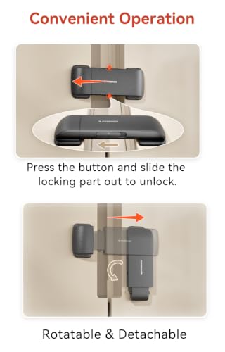 Image of Child Safety Fridge Lock - No Drill Adhesive Lock for French Door & Side-by-Side Refrigerators, Baby Proof EN71-3 Safety Certified, Fits Up to 58mm Gap (Black, 1 Count)